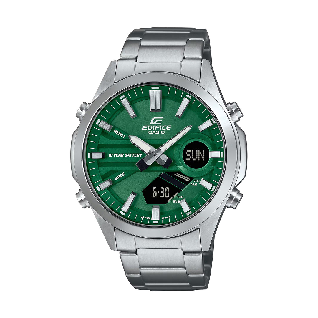 EDIFICE Standard Chronograph Analog-Digital Men Watch EFV-C120D-3ADF