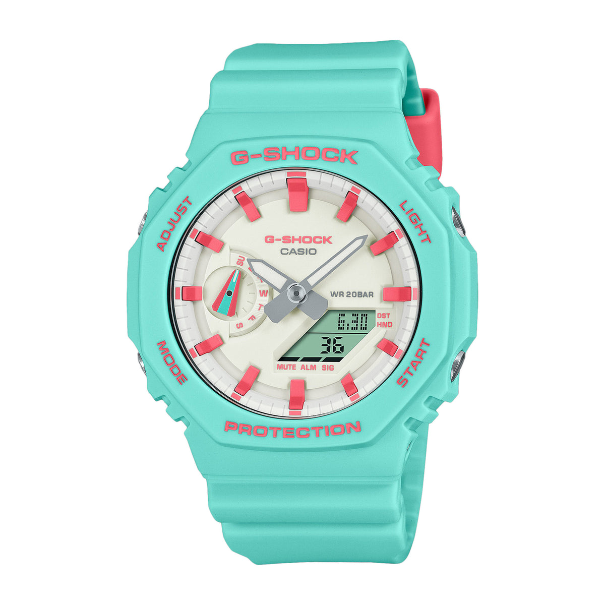 ساعة جي-شوك كاجوال للرجال GA-2100RB-3ADR