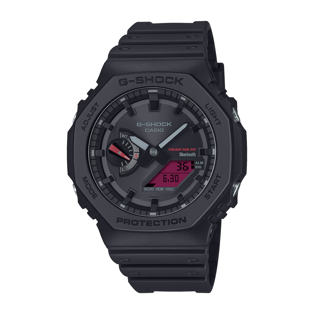 G-SHOCK Red and Black Collection Men Casual Watch GA-B2100BBR-1ADR