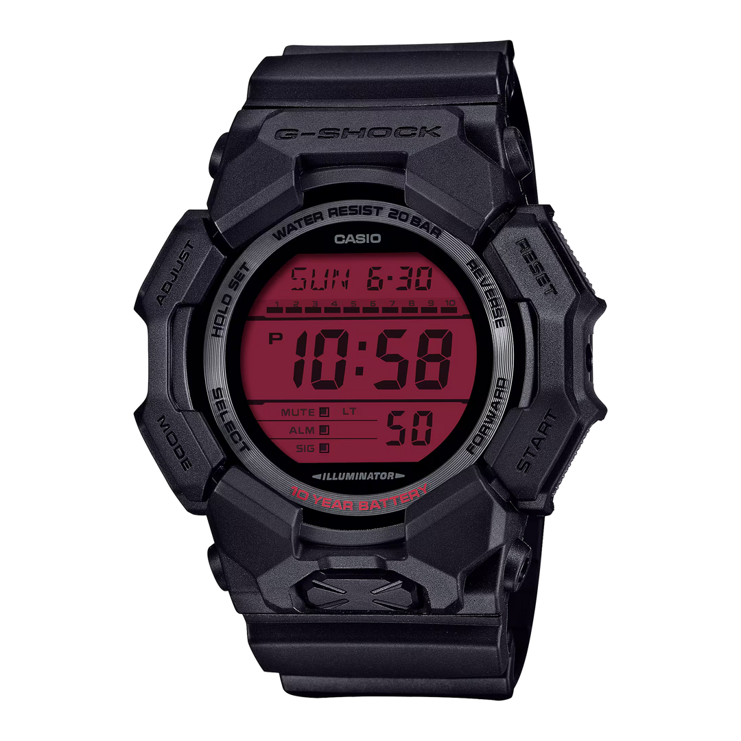 G-SHOCK Red and Black Collection Men Digital Casual Watch GD-010BBR-1DR
