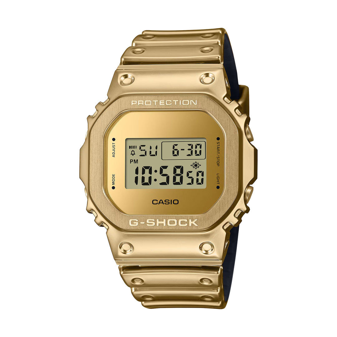 G-STEEL G-SHOCK Fine Metalic Series Men Gold Watch GM-5600YMG-9DR