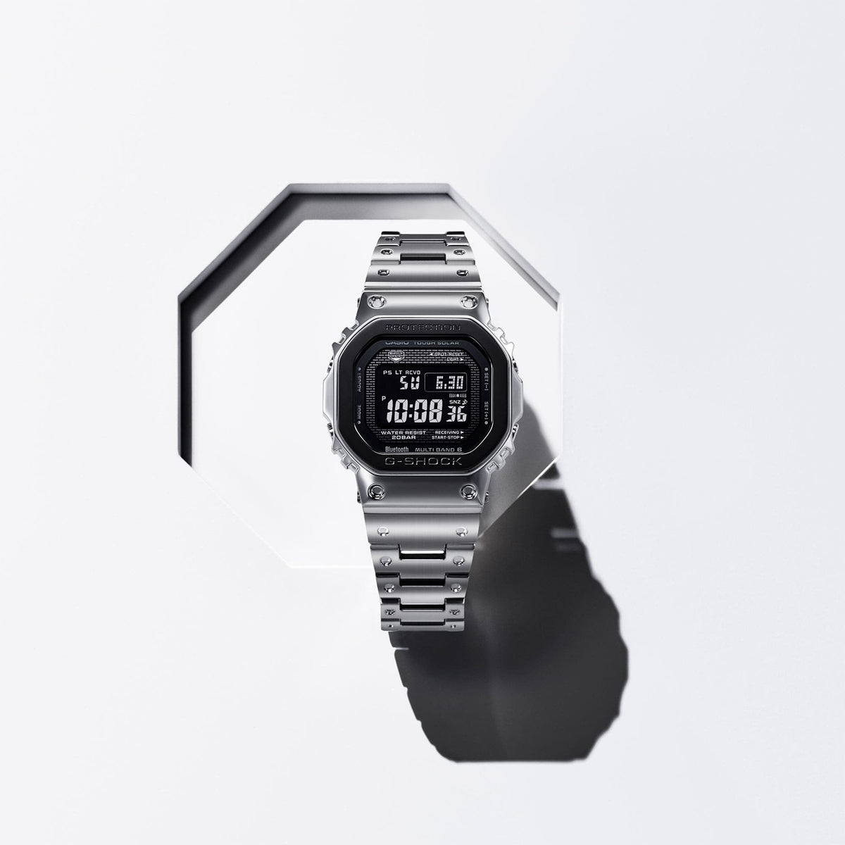ساعة جي-شوك فول ميتال للرجال GMW-B5000BT-1DR