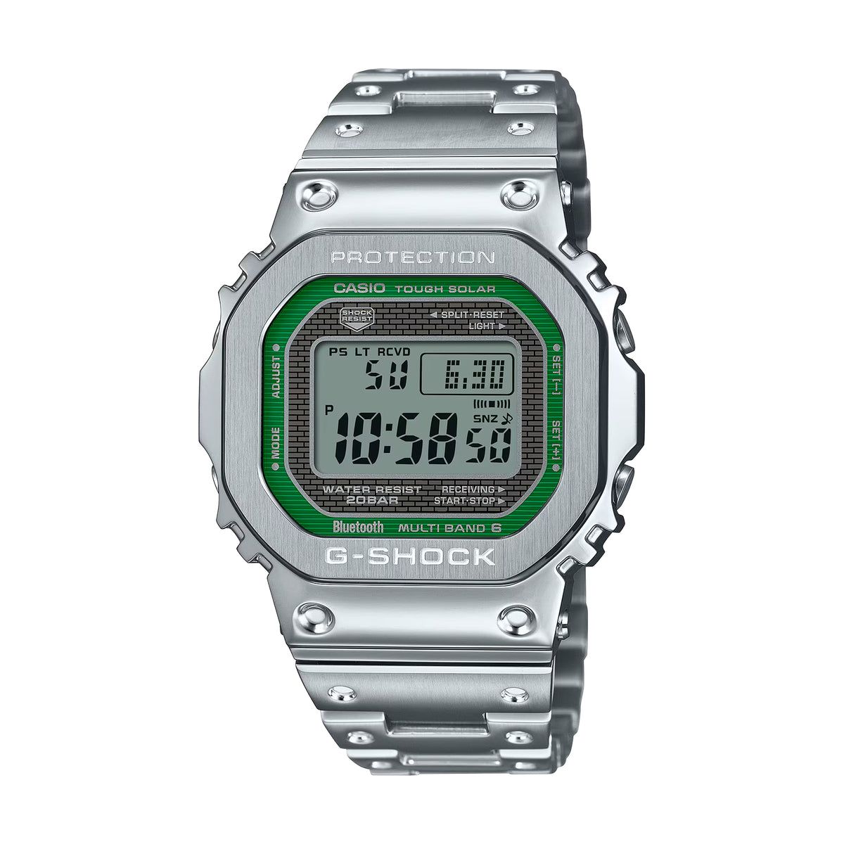 ساعة جي شوك رجالية معدنية GMW-B5000D-3DR