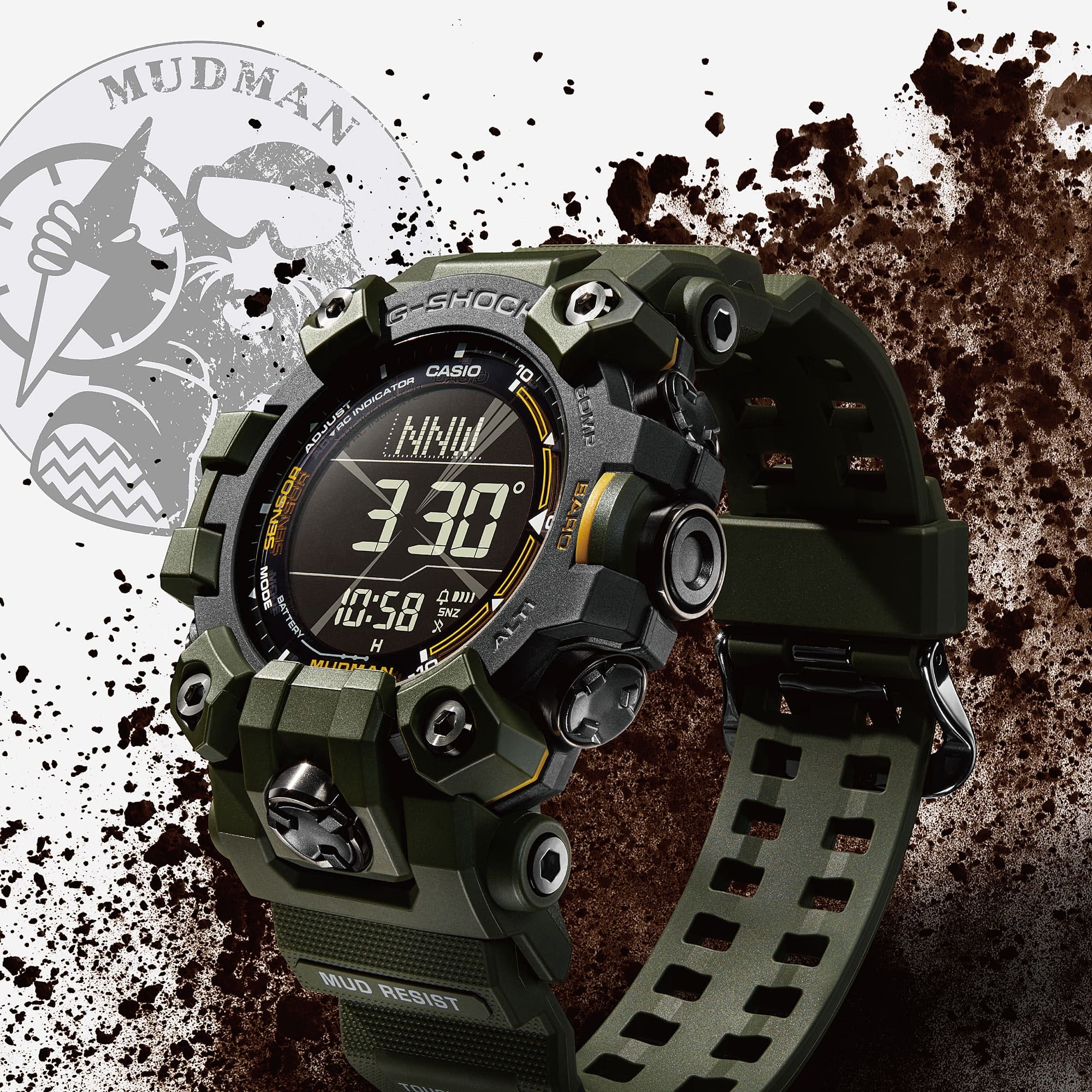 G Shock Master of G Land MUDMAN GW 9500 3DR The Watch House