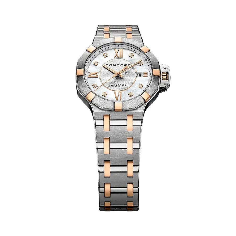 Concord Ladies Watch Silver Tone Case Quartz