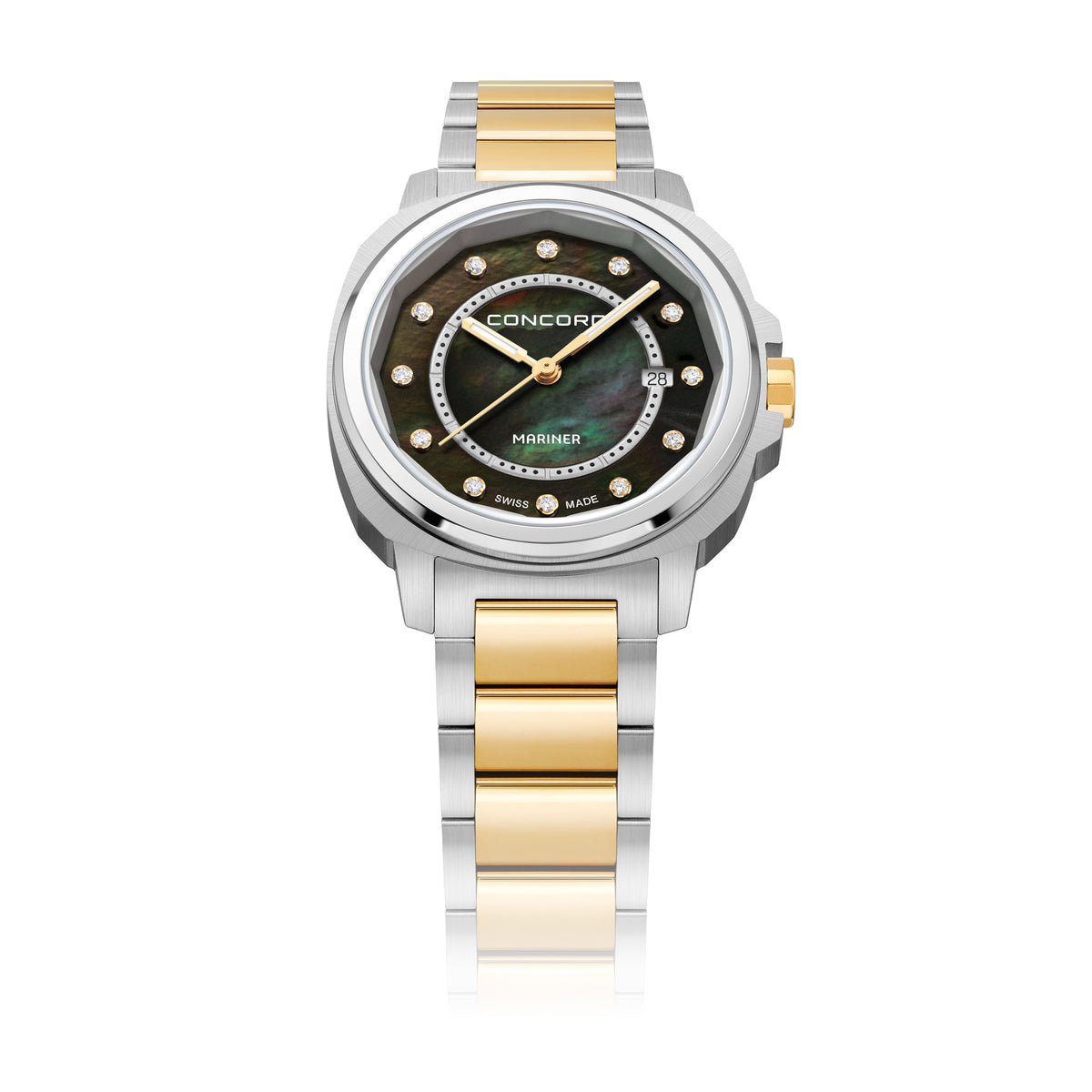 Concord Ladies Watch Silver Tone Case Quartz