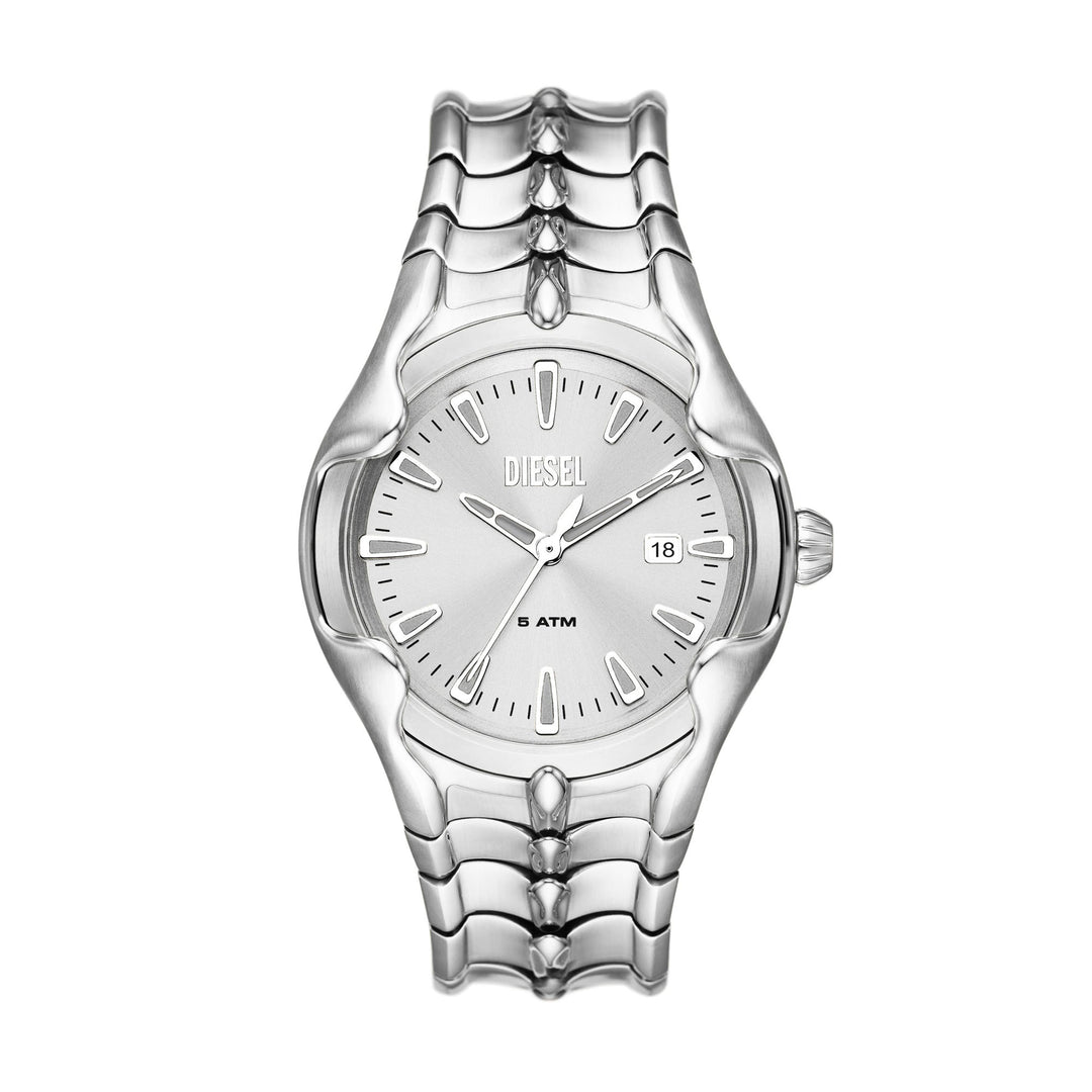 Diesel Vert Three-Hand Date Stainless Steel Watch