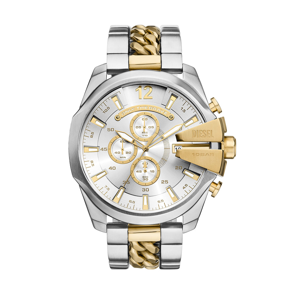 Diesel Mega Chief Chronograph Two-Tone Stainless Steel Watch