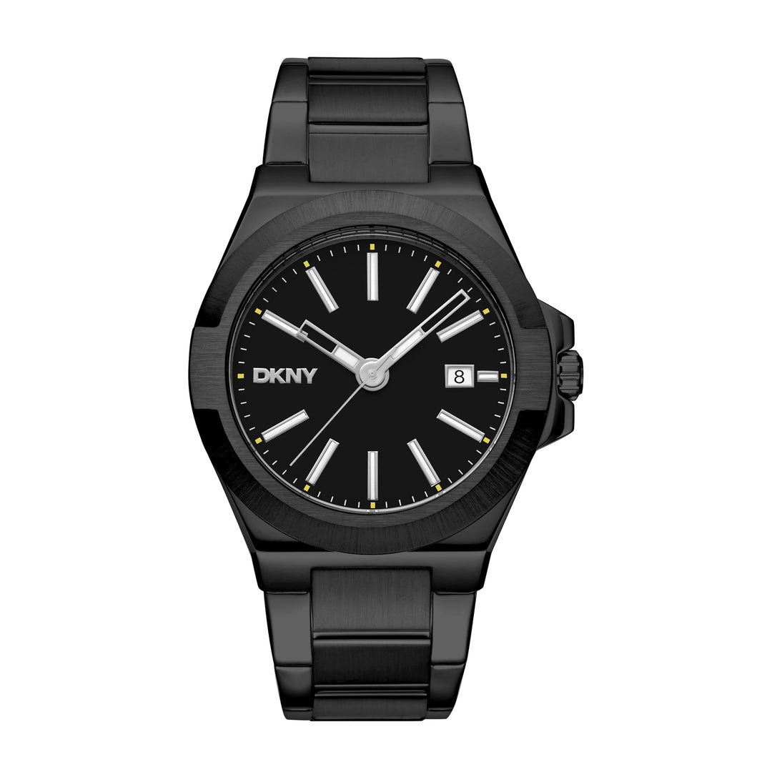 DKNY EVERYDAY Men's Black Dial Stainless Steel Watch