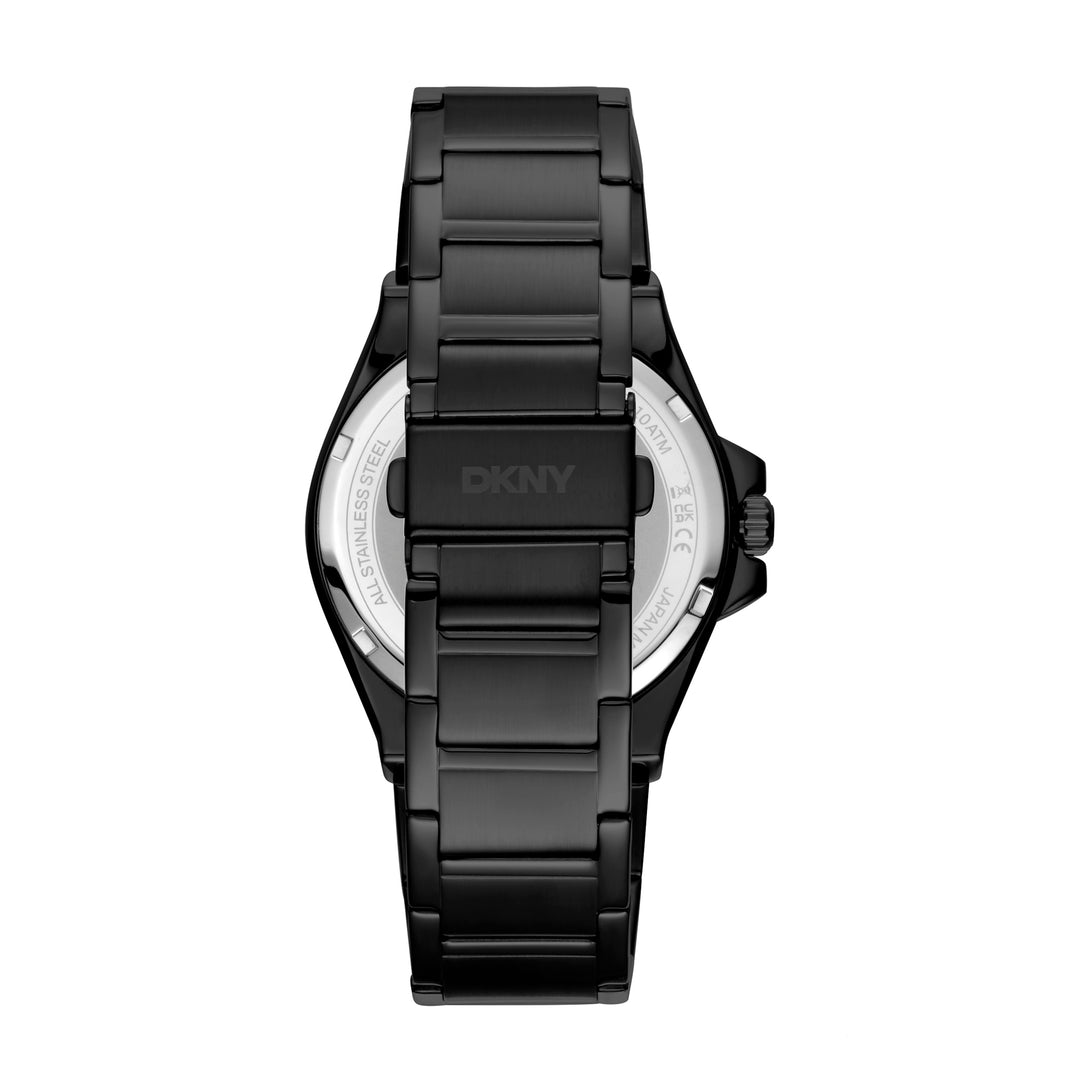 DKNY EVERYDAY Men's Black Dial Stainless Steel Watch