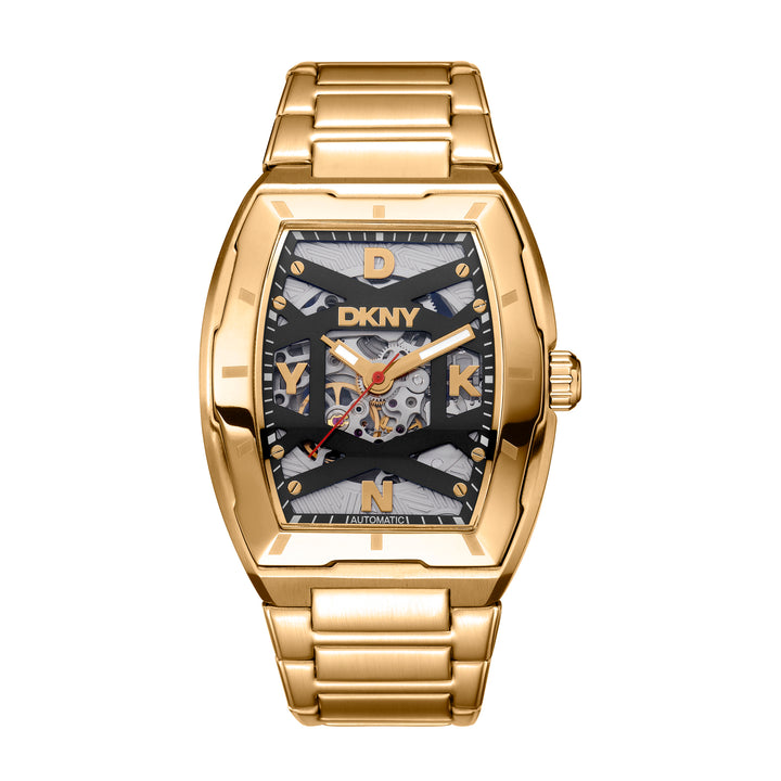 DKNY Automatic Active Men's Black Dial Stainless Steel Watch