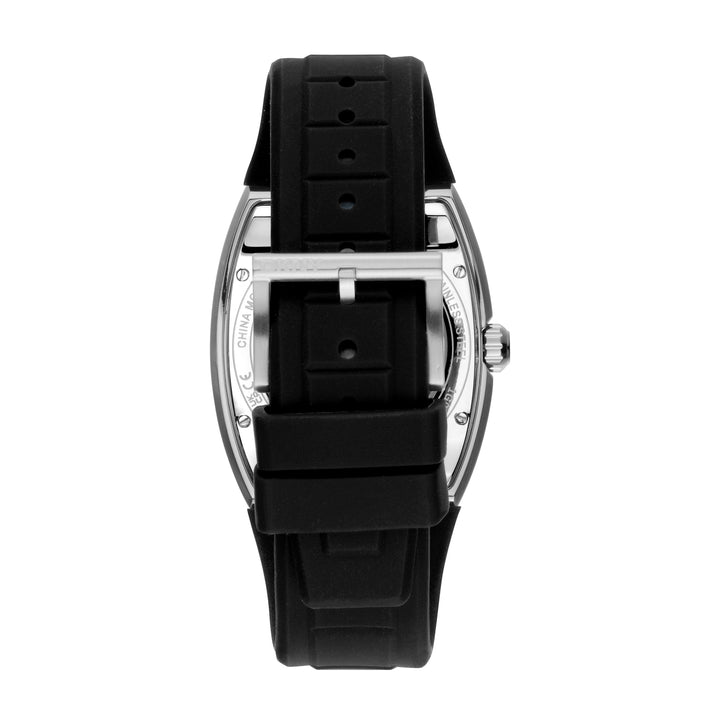 DKNY Automatic Active Men's Black Dial Silicone Strap Watch
