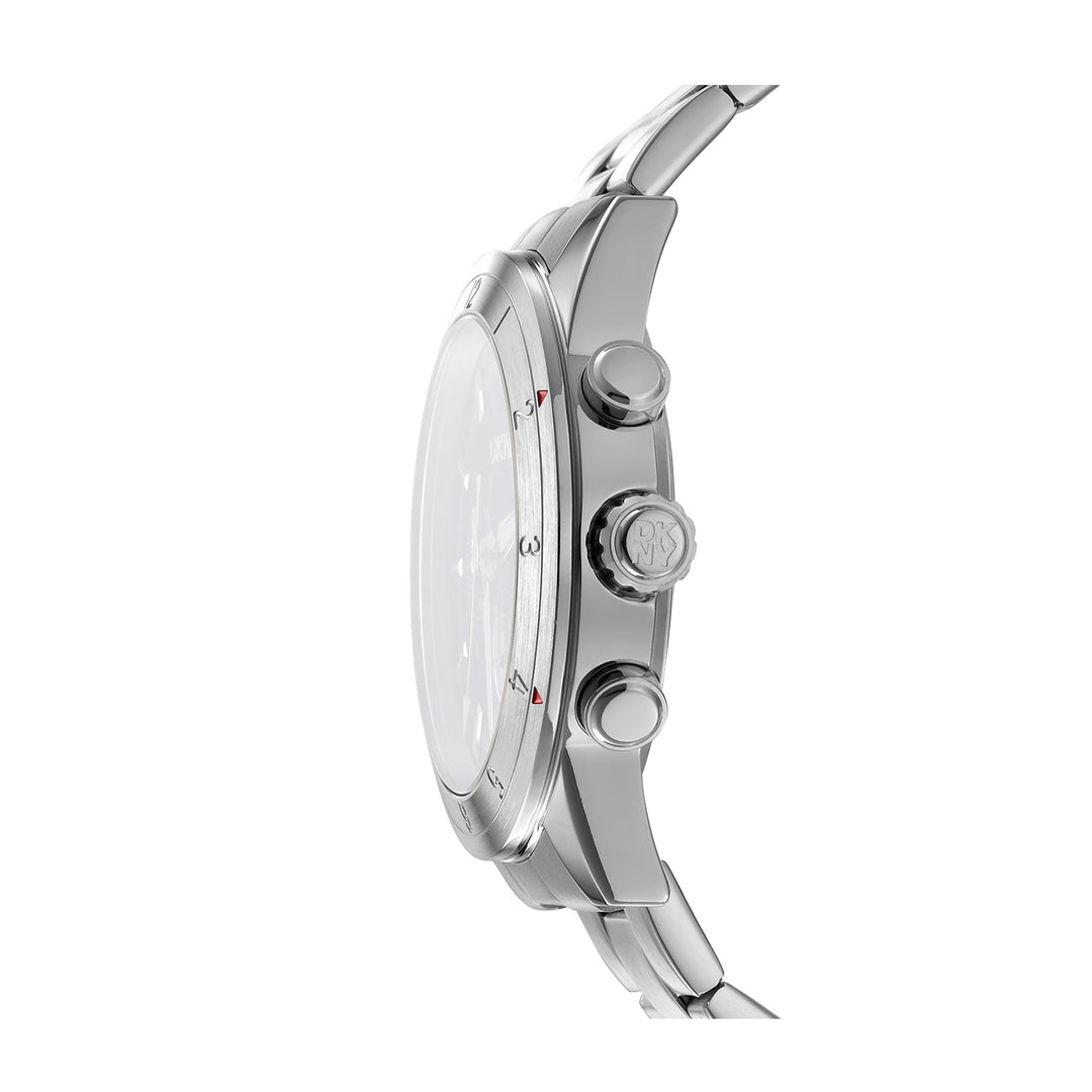 DKNY ACTIVE Men's Silver Dial Stainless Steel Watch