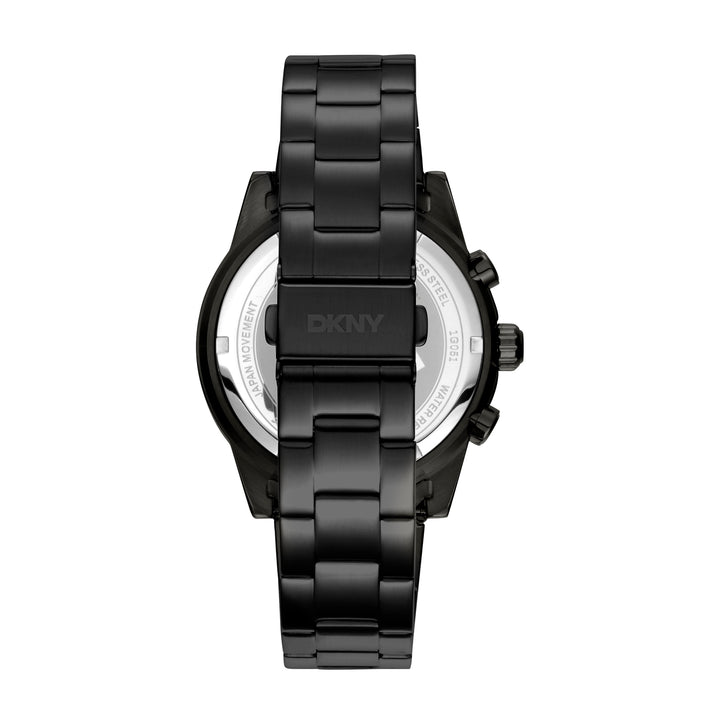 DKNY ACTIVE Men's Black Dial Stainless Steel Watch