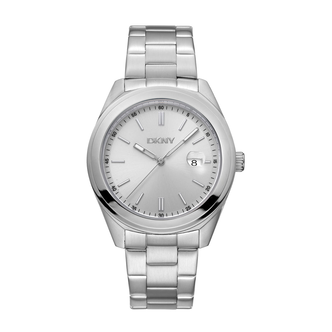 DKNY EVERYDAY Men's Silver Dial Stainless Steel Watch