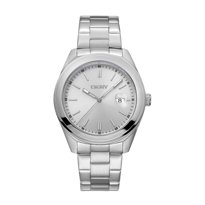 DKNY EVERYDAY Men's Silver Dial Stainless Steel Watch