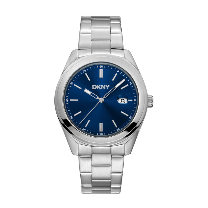 DKNY EVERYDAY Men's Dark Blue Dial Stainless Steel Watch