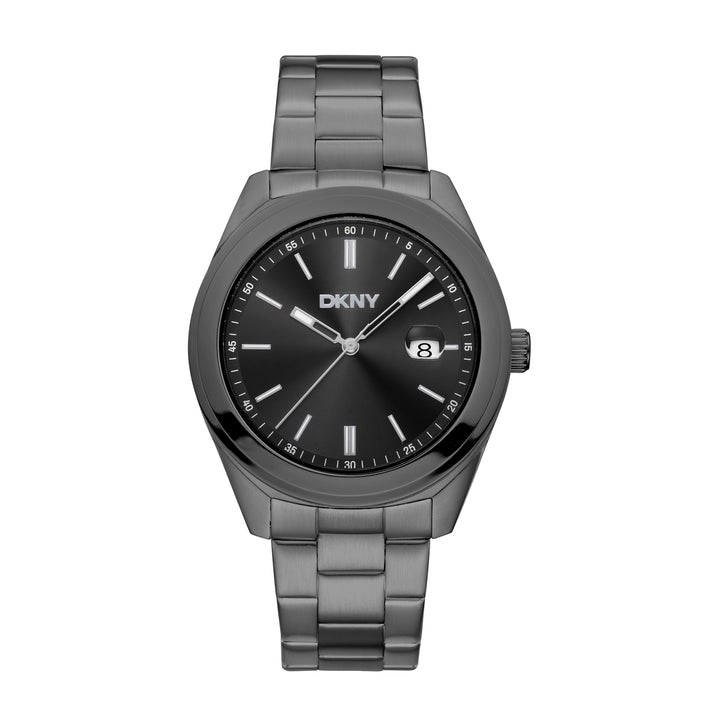 DKNY EVERYDAY Men's Black Dial Stainless Steel Watch