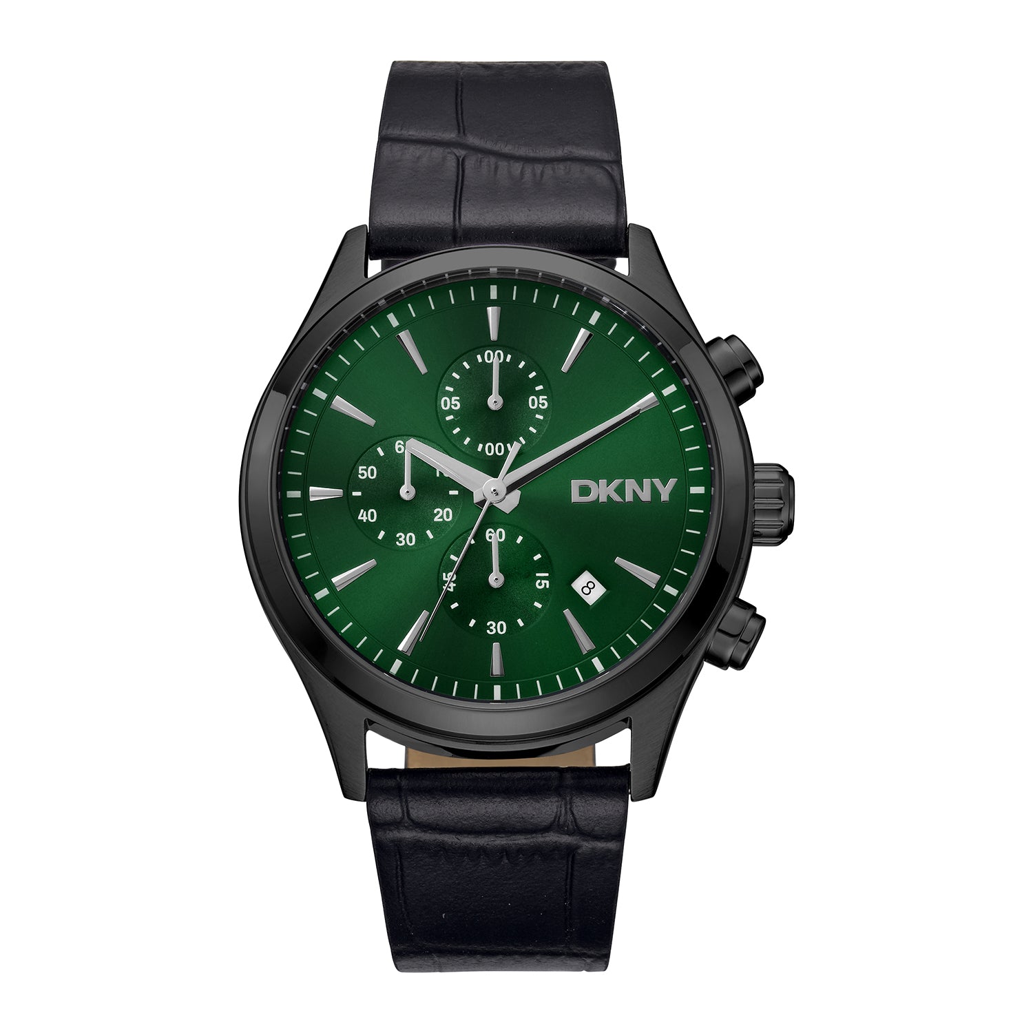 Vintage DKNY green watch with leather band.  Like new Vintage DNKY Watch Digital Bracelet Square Shape Genuine  main image 4