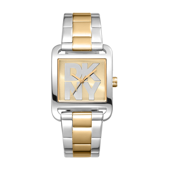 DKNY ICONIC Women's Champagne Dial Stainless Steel Watch