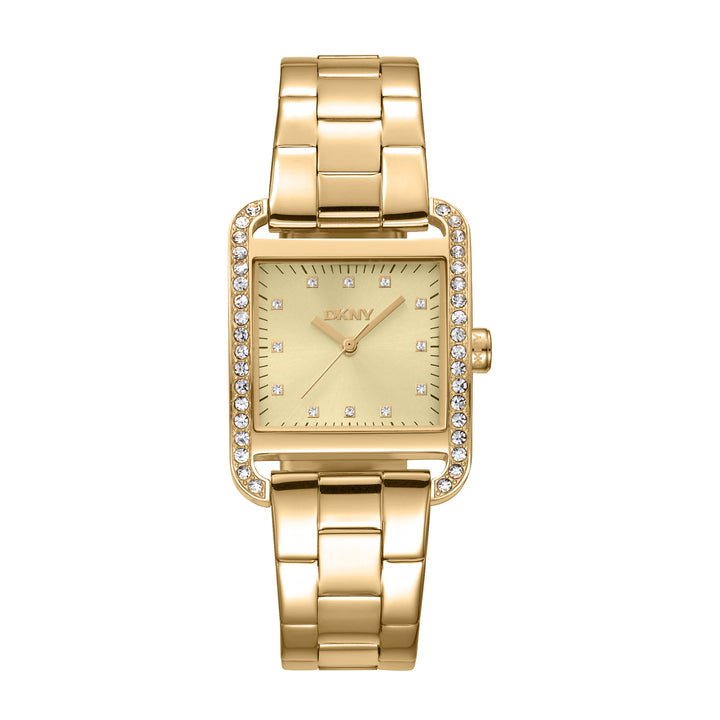 DKNY ICONIC Women's Champagne Dial Stainless Steel Watch