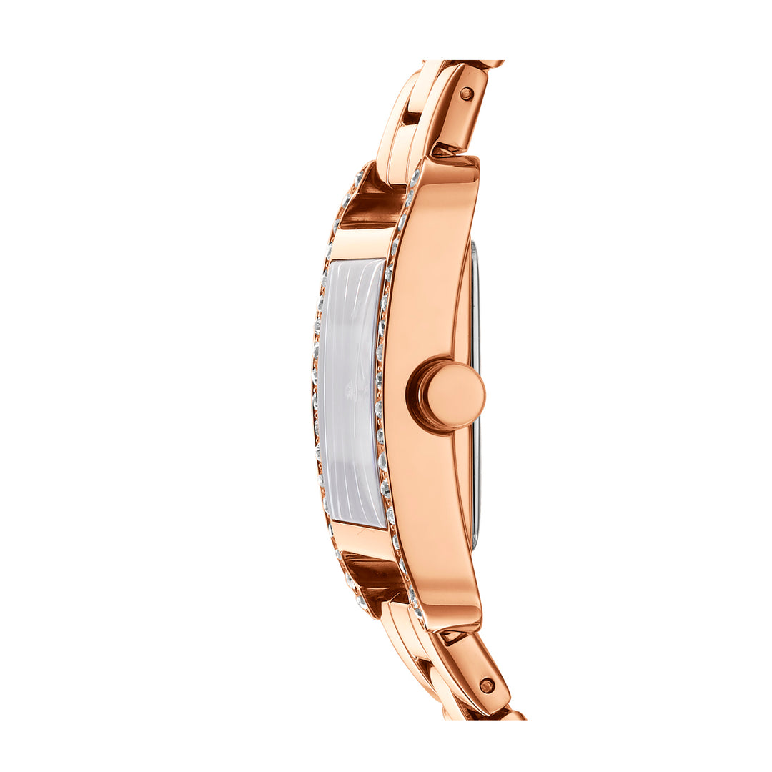 DKNY ICONIC Women's Rose Gold Dial Stainless Steel Watch