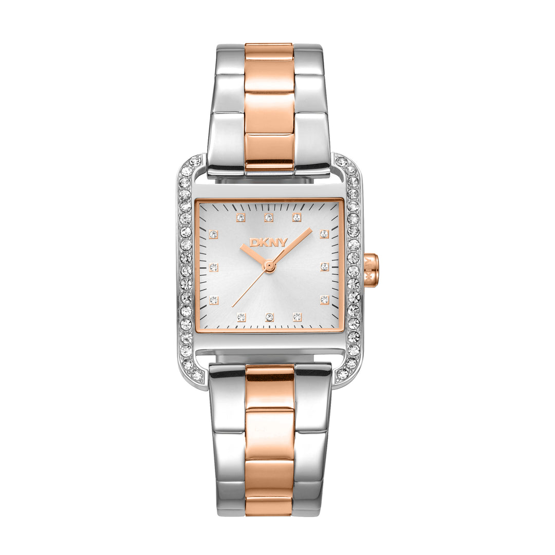 DKNY ICONIC Women's Silver Dial Stainless Steel Watch