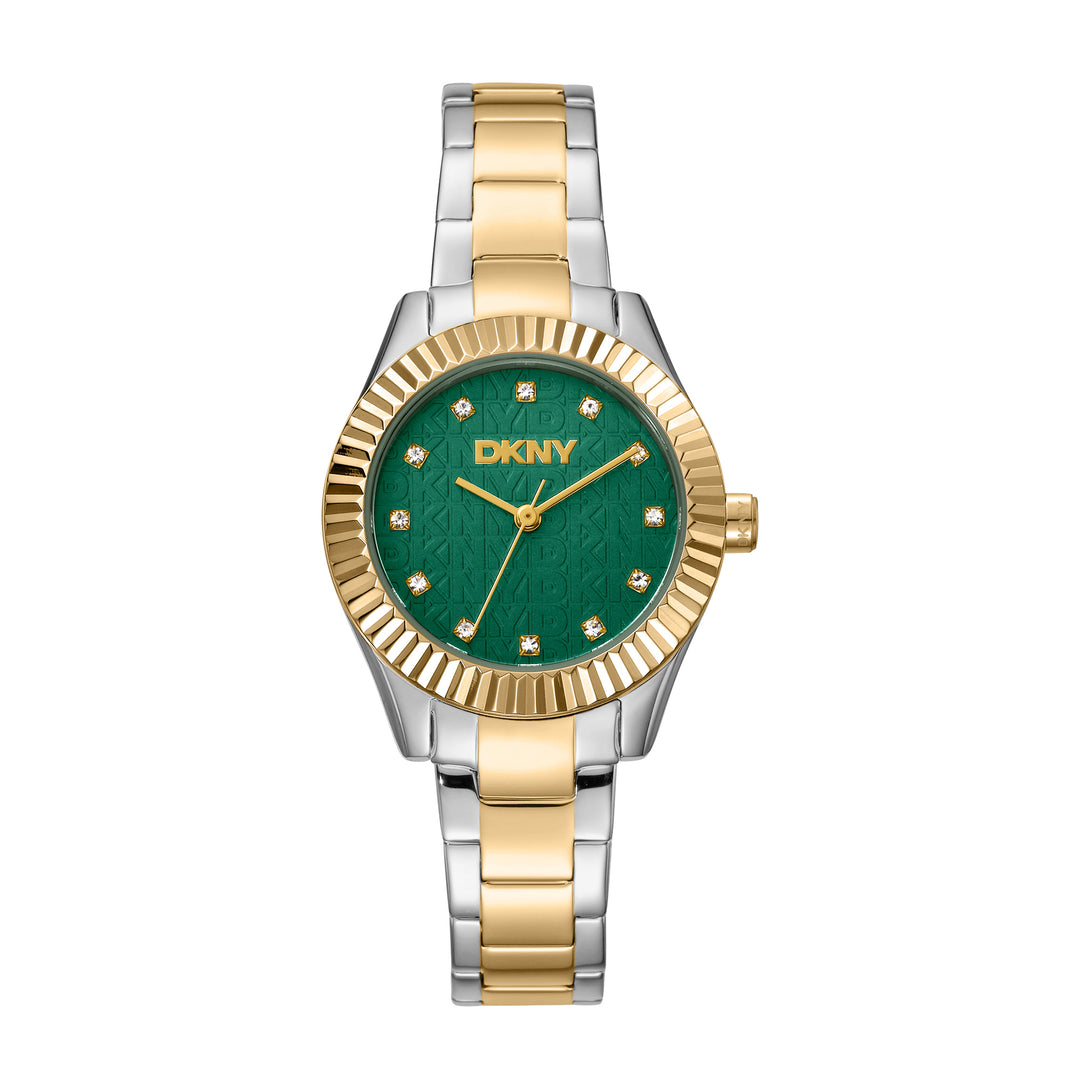 DKNY EVERYDAY Women's Dark Green Dial Stainless Steel Watch