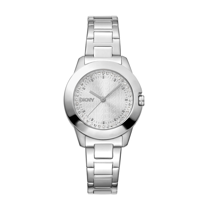 DKNY EVERYDAY Women's Silver Dial Stainless Steel Watch