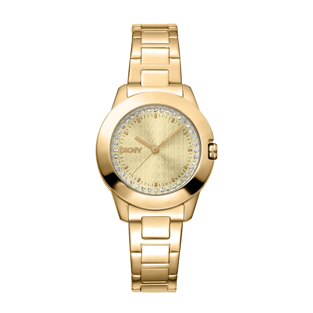 DKNY EVERYDAY Women's Champagne Dial Stainless Steel Watch