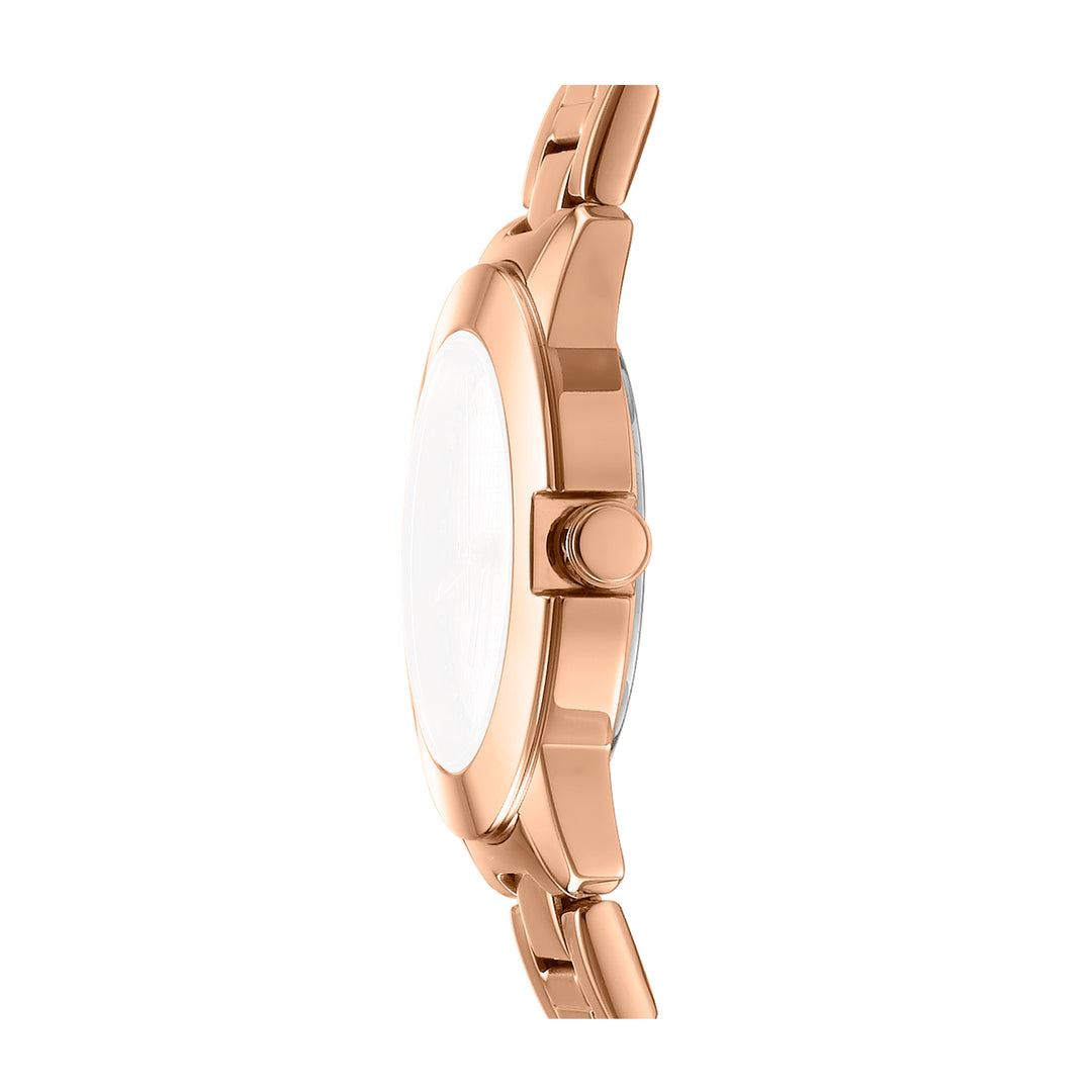 DKNY EVERYDAY Women's Rose Gold Dial Stainless Steel Watch