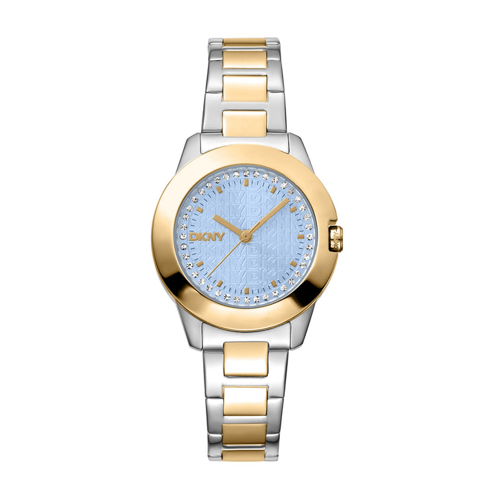 DKNY EVERYDAY Women's Light Blue Dial Stainless Steel Watch