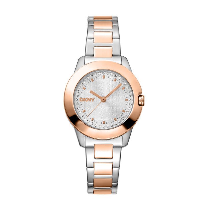 DKNY EVERYDAY Women's Silver Dial Stainless Steel Watch