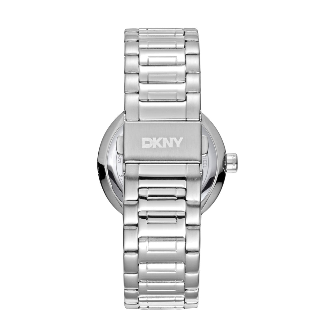 DKNY EVENING Women's White MOP Dial Stainless Steel Watch