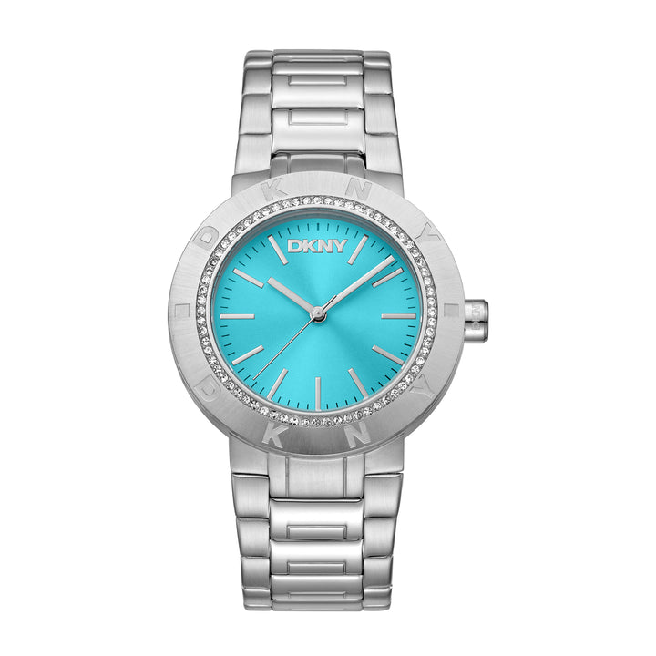 DKNY EVENING Women's Blue Dial Stainless Steel Watch