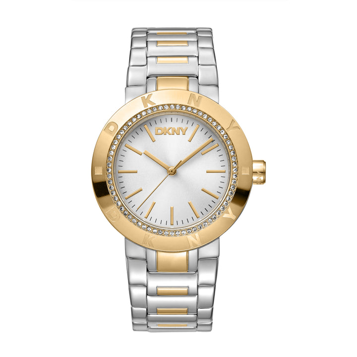 DKNY EVENING Women's Silver Dial Stainless Steel Watch