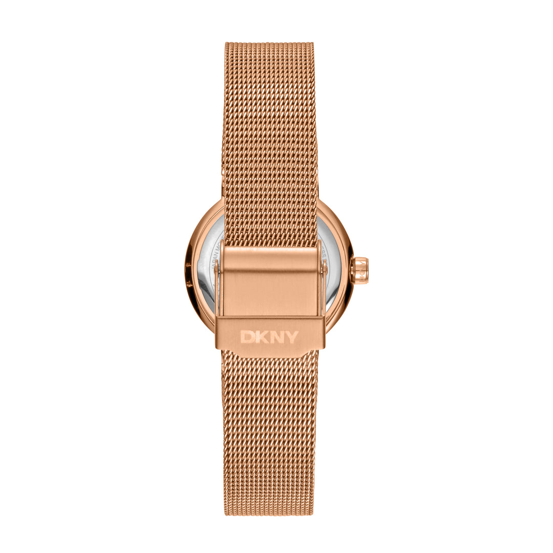 DKNY EVERYDAY Women's Rose Gold Dial Stainless Steel Watch