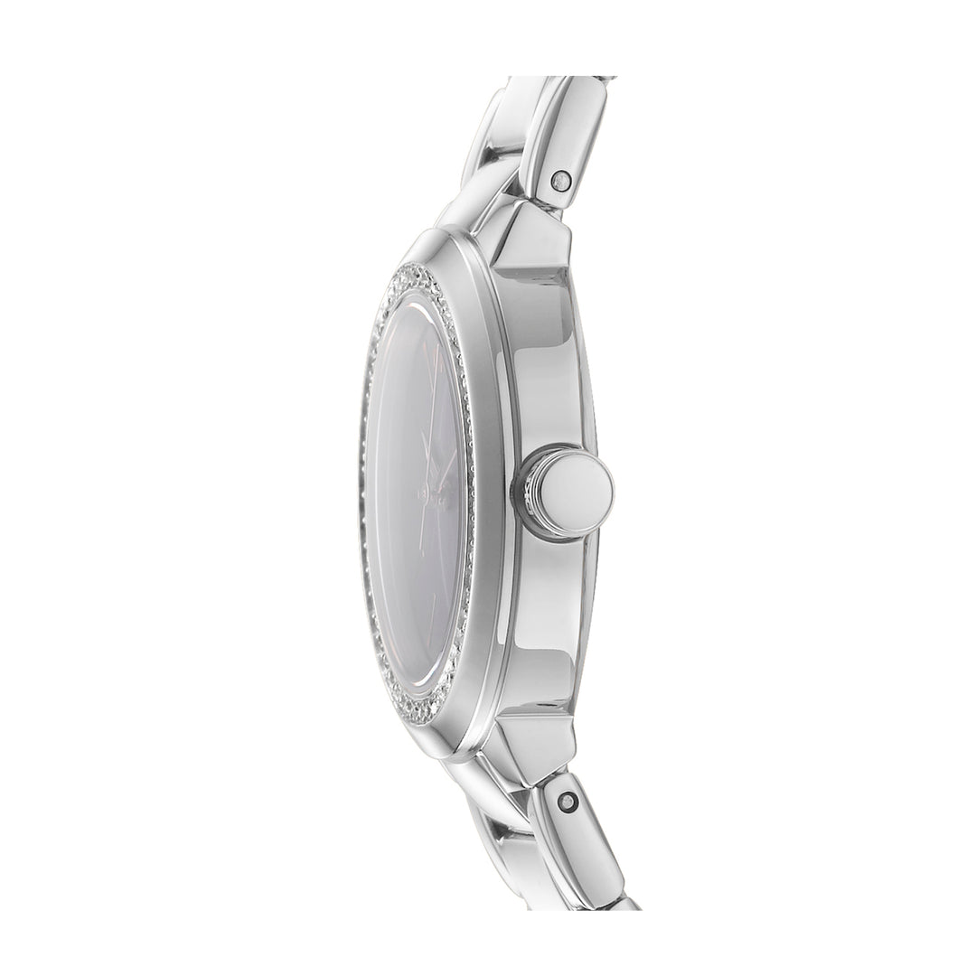 DKNY EVERYDAY Women's Silver Dial Stainless Steel Watch