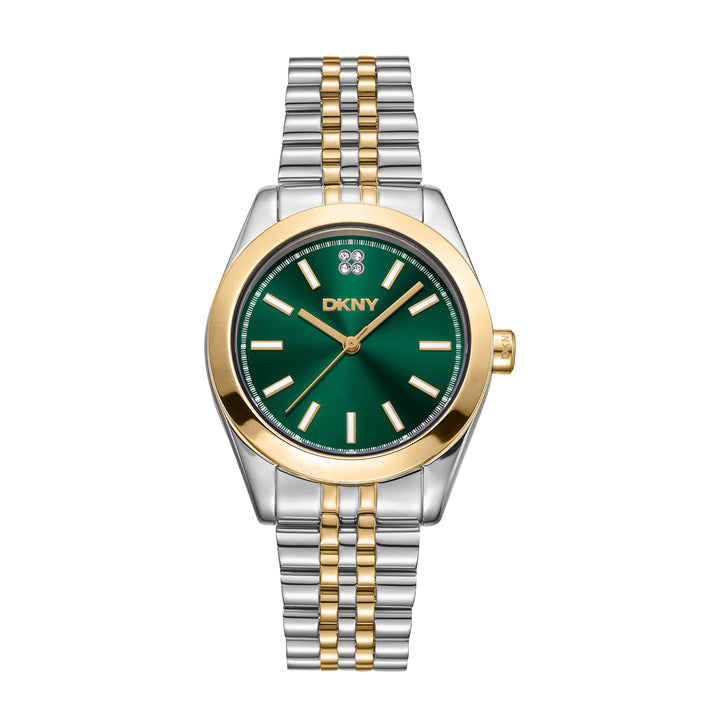 DKNY EVERYDAY Women's Dark Green Dial Stainless Steel Watch