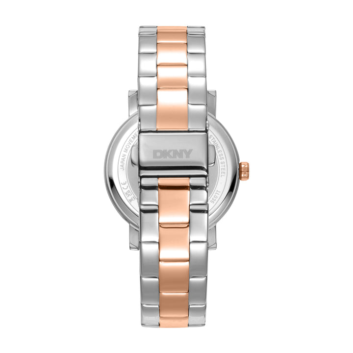 DKNY LOGO Women's Silver Dial Stainless Steel Watch