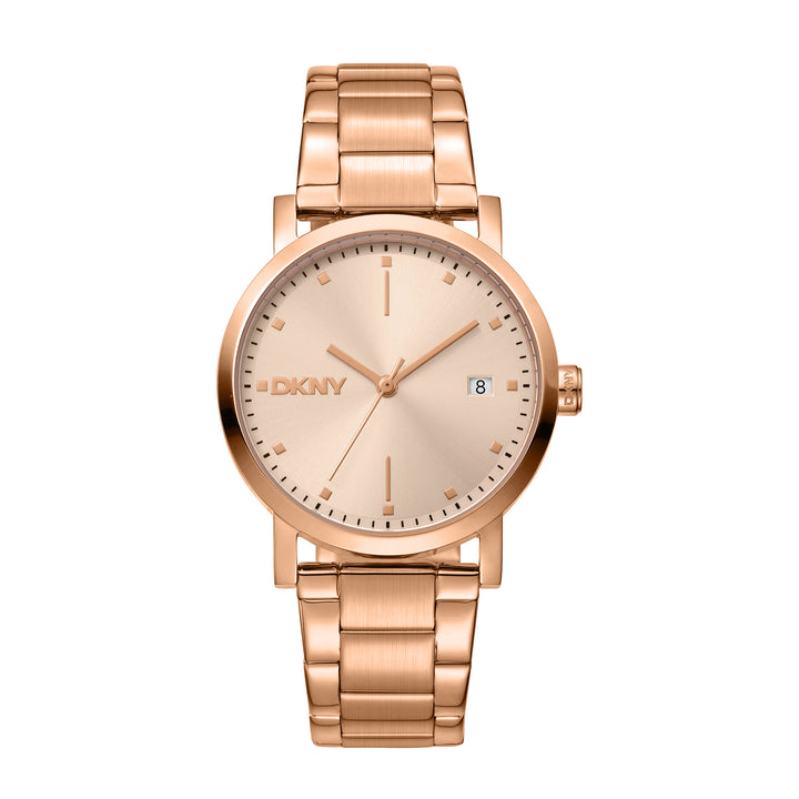 DKNY URBAN Women's Rose Gold Dial Stainless Steel Watch