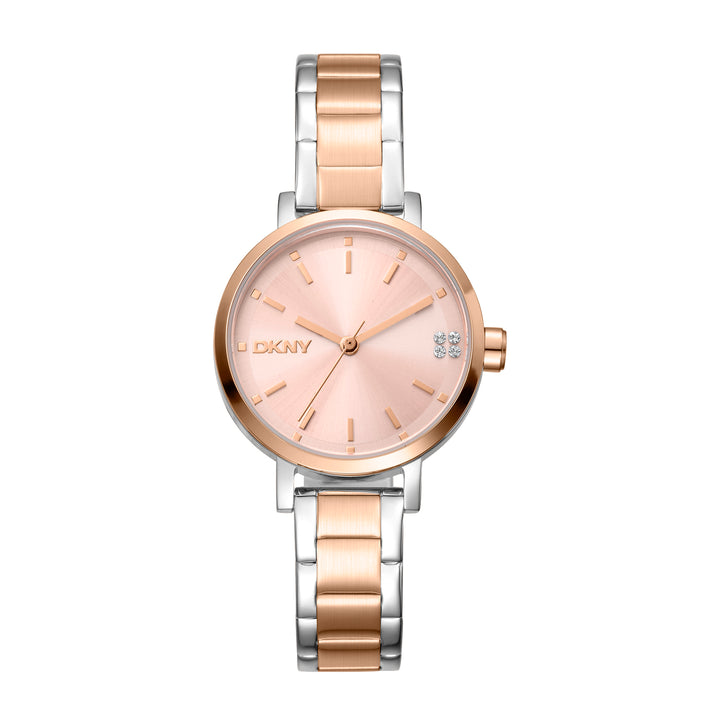 DKNY URBAN Women's Rose Gold Dial Stainless Steel Watch