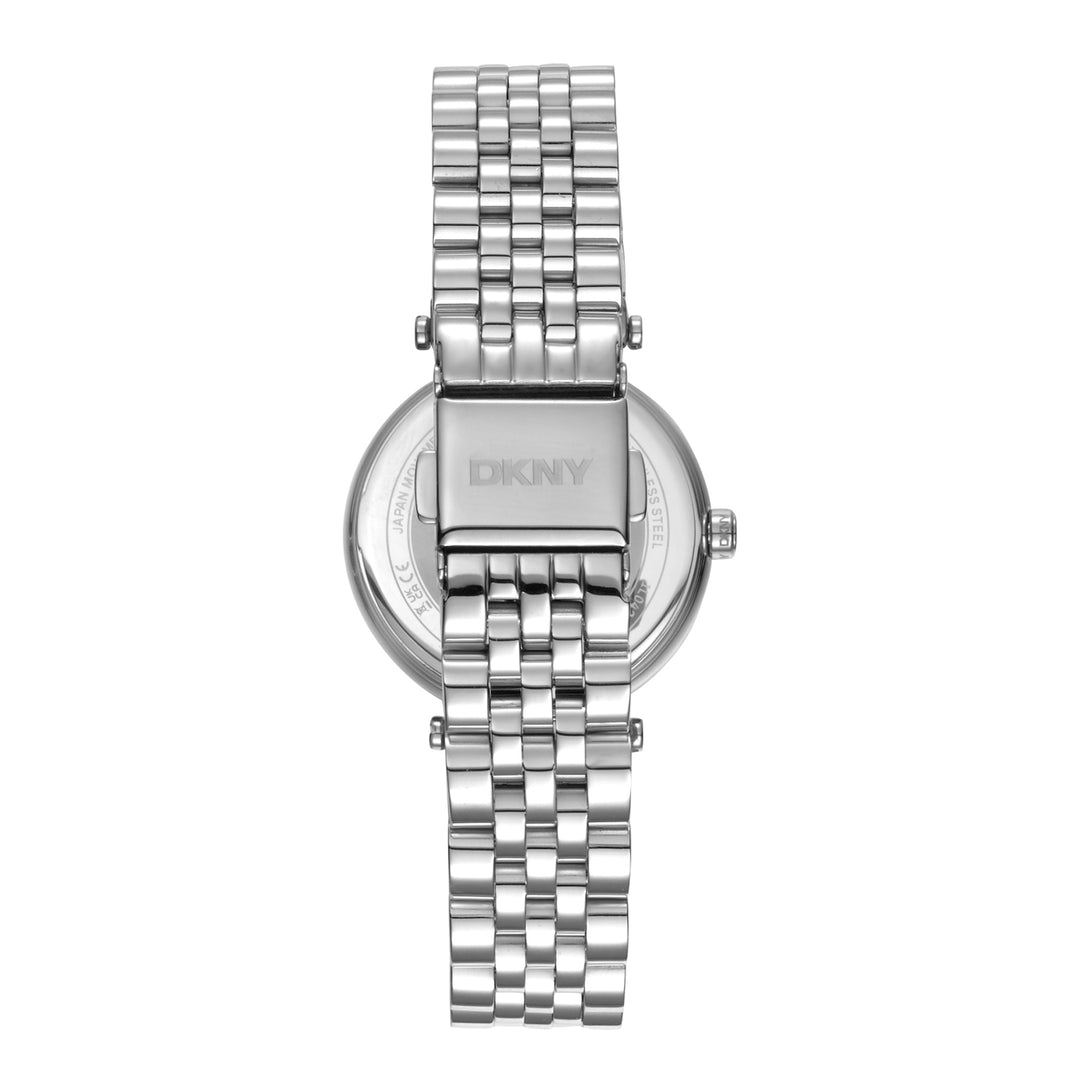 DKNY EVENING Women's Pink Dial Stainless Steel Watch