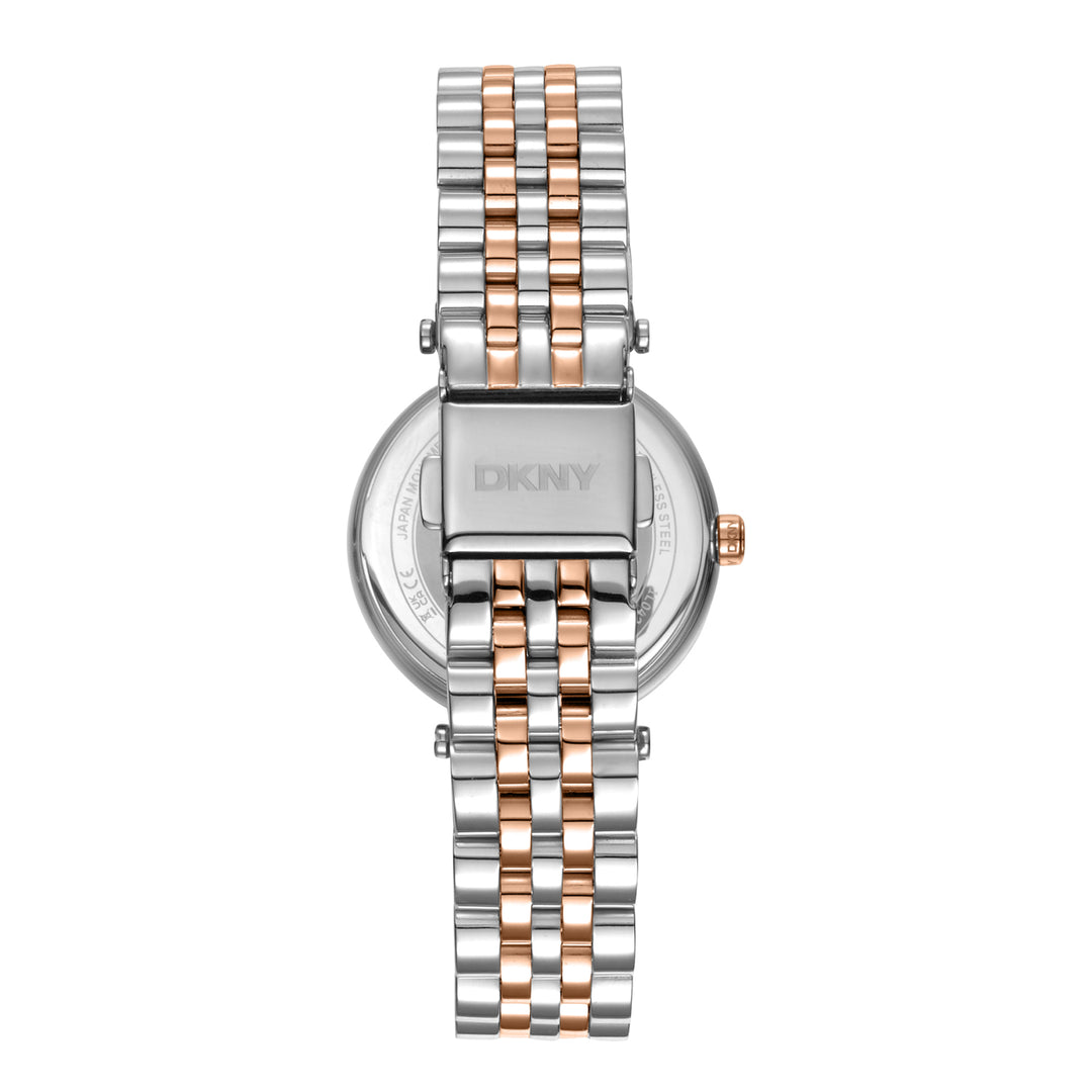 DKNY EVENING Women's Silver Dial Stainless Steel Watch