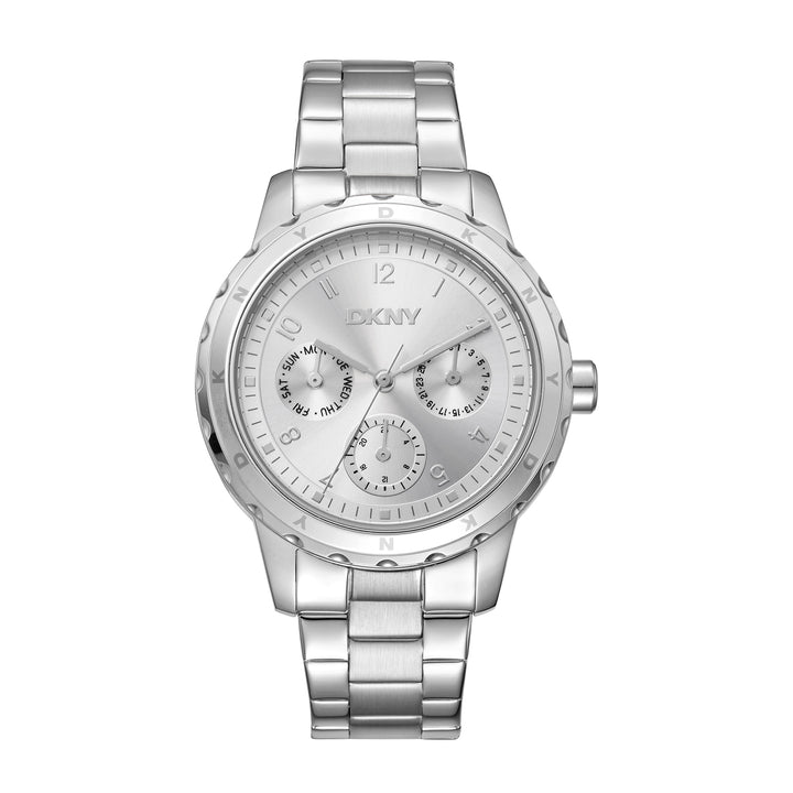 DKNY ACTIVE Women's Silver Dial Stainless Steel Watch