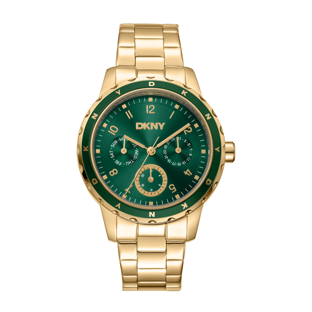 DKNY ACTIVE Women's Dark Green Dial Stainless Steel Watch