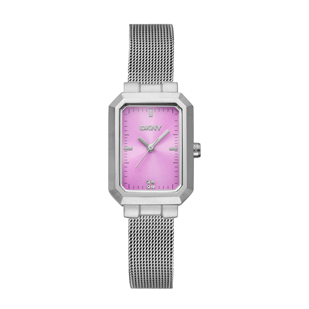 DKNY EVERYDAY Women's Pink Dial Stainless Steel Watch