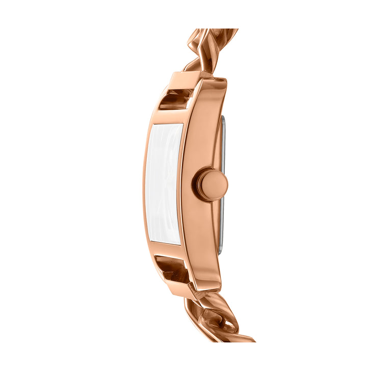 DKNY ICONIC Women's Rose Gold Dial Stainless Steel Watch