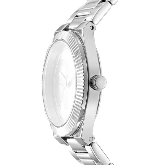 DKNY Logo Women's Silver Dial Stainless Steel Watch