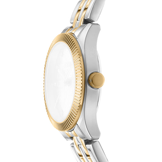 DKNY Logo Women's Dark Green Dial Stainless Steel Watch